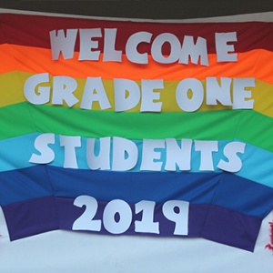 WELCOMING THE GRADE 1 STUDENTS 2019