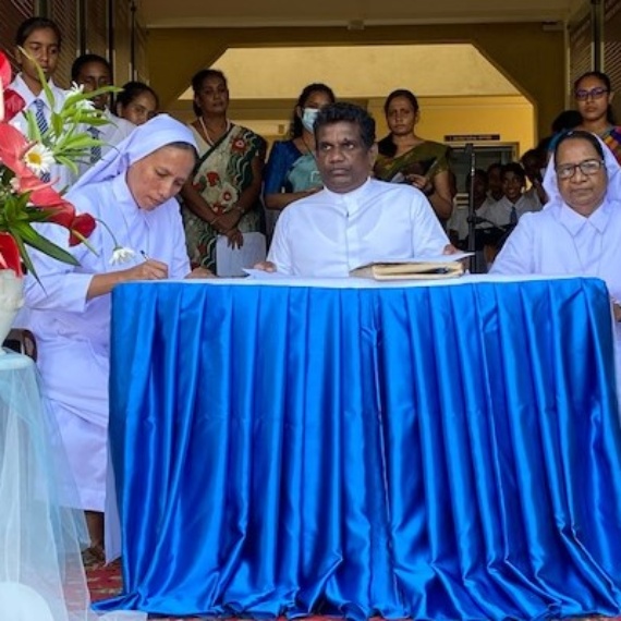 Farewell to Rev.Sr. Ranjanie Silva and Welcome to Rev.Sr. Charitha Thandalge