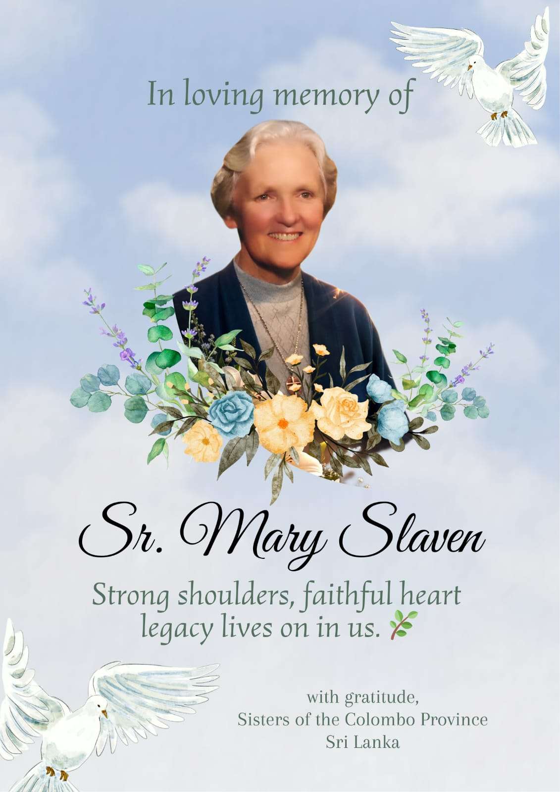 Remembering Sr Mary Slaven