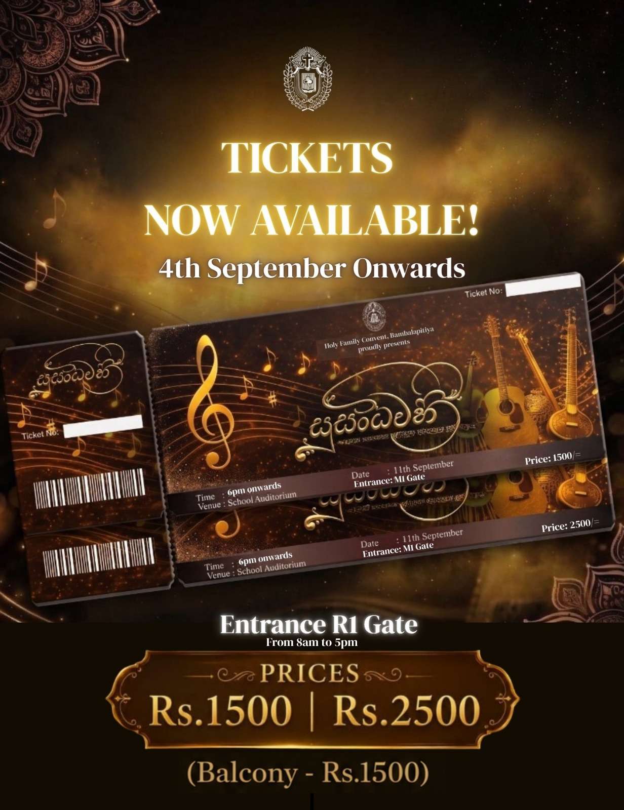 A Long-Awaited Musical Celebration at Holy Family Convent, Bambalapitiya